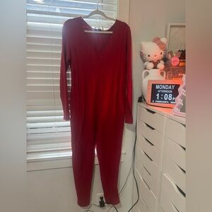 SMASH + TESS Red V-Neck Long Sleeve Jumpsuit starwars edition comfy and warm